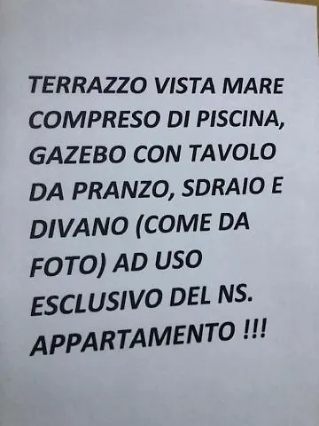 Apartmán Attico Panoramico Vista Mare